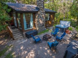 Le1601 - Le Petit Renard - Chalet spa et plage，位于Sainte-Lucie-de-Doncaster的酒店