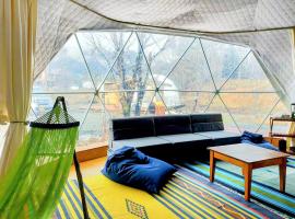 Hakuba Mori no Wasabi Farm Auto Campsite - Vacation STAY 22257v，位于白马村的酒店