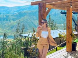 La Montaña Restaurante Mirador &Suites，位于Hacienda La Delicia的酒店