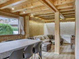 Chalet à Megève, 4 chambres, proche centre, jardin, pour 10 pers. - Confort et services inclus - FR-1-453-1，位于梅杰夫的酒店