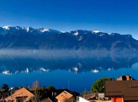 View Magnifique Lac Léman - Chardonne，位于沙尔多纳的酒店