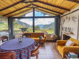 Caba&ntilde;as Papallacta en Finca Chucuri，位于帕帕亚克塔的乡村别墅