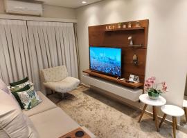 Flat em Hotel com piscina, garagem, Wi-fi e Limpeza diária，位于里贝朗普雷托的酒店