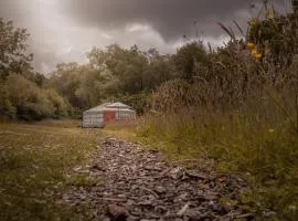 Gilfach Gower Farm Luxury Yurt with Hot Tub