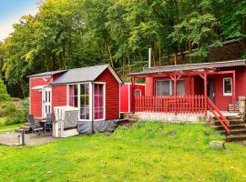 Tiny House Strandwagen mit Terrasse，位于塞巴特阿尔贝克的小屋