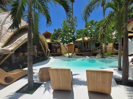 Hôtel Les sables blancs - ADULTS ONLY - Gili Air，位于吉利阿尔的带停车场的酒店