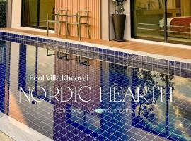 Nordic Hearth Pool Villa KhaoYai，位于Pong Talong的酒店