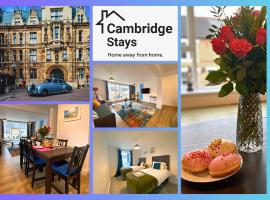 Cambridge Stays Riverside Apart Hotel with 2BR Flats at the City Centre-Parking-Balcony，位于剑桥的公寓