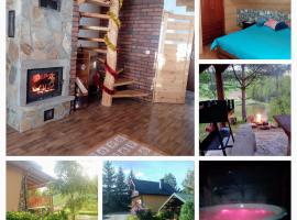 Domek nad Stawem Siemuszowa，位于Tyrawa Wołoska的酒店