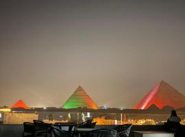 Middle east pyramids view，位于Giza的酒店