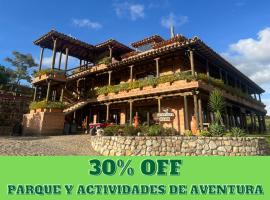 Hotel, Bungalows, Chalet y Cabañas Aventura Park Villa De Leyva La Periquera，位于莱瓦镇的酒店