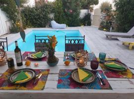 Villa Nafsika Paros，位于洛加拉斯的酒店