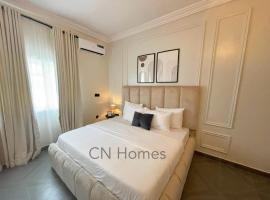 Spacious and Bright 2 Bedroom Fully Serviced Apartment，位于拉各斯的酒店