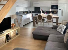 Joli duplex proche du lac Léman，位于Messery的酒店