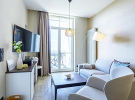 Kleine Welle - Haustierfreundliches Zwei-Zimmer Apartment mit Südbalkon und Platz für drei Personen im ersten Obergeschoss，位于欧巴德伍斯图的酒店