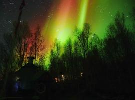The Midnight Sun Cabin，位于Gratangen的酒店