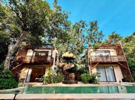 Aldea San Pedro，位于Chemuyil的山林小屋