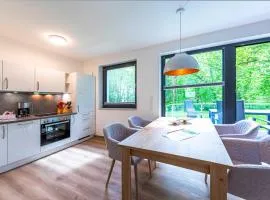 Glücksraum - Modernes Apartment mit Panoramablick, Kamin & Wohlfühlambiente