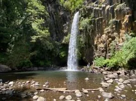 Cabaña con tinaja en Malalcahuello