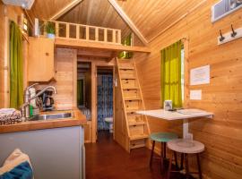 Mt Hood Tiny House Village，位于韦尔奇的小屋