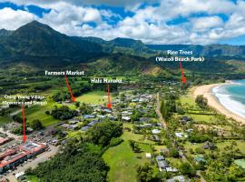 Hale Hanalei home，位于哈纳莱伊的酒店