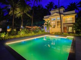 Mulberry House - The 4BHK Villa in the Heart of Morjim, Goa，位于果阿旧城的酒店