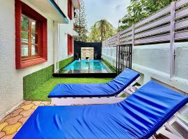 3BHK Private Pool Villa By Silver Villas，位于卡兰古特的酒店