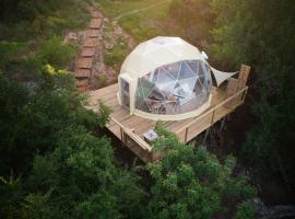 Soul Forest GeoDome - Off-grid Nature Escape，位于塞吉菲尔德的豪华帐篷