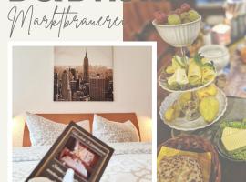 Marktbrauerei B&B - das Frühstückshotel in Bad Lobenstein，位于巴特洛本施泰因的酒店