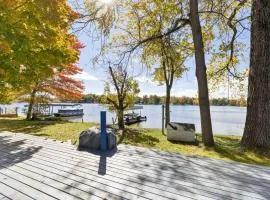 Lakefront Home with Dock Firepit & Private Deck