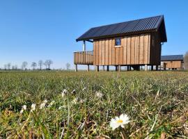 Nice lodge with unobstructed view in Drenthe，位于鲁茵乌尔德的酒店