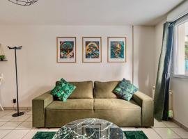 Appartement tout équipé à 3 min Gare Annemasse - Idéal famille ou Pro - Parking inclus，位于维尔拉格朗的酒店