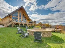 Blue Ridge Mountain-View Cabin with Hot Tub and Deck!