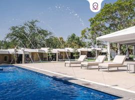 Charming Bungalow Cajititlan 2 Beds Pool，位于Cajititlán的酒店