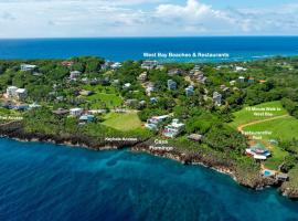 Casa Flomingo Roatan，位于西湾的带按摩浴缸的酒店