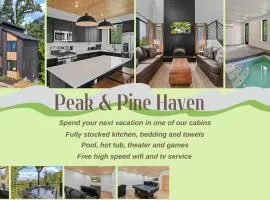 Peak Pine Haven NEW & Modern 4Bd Cabin with Pool, HotTub, Theater and Game Room