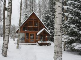 Holiday Home Bērzlejas，位于UpesgrīvaIģene福音派路德教会附近的酒店