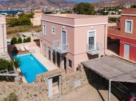 Villa Zoi with Sunset & Sea Views in Poseidonia, Syros