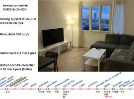 Logement spacieux à 15min de Paris - Free parking - Free wifi