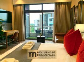 Menlyn Maine Residences - Paris king sized bed，位于比勒陀利亚的酒店