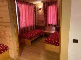 Appartement aux Coches skis aux pieds