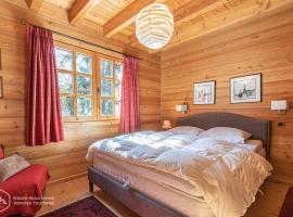 Chalet d'exception: 5 chambres, 14 pers, proche pistes, WiFi, cheminée - FR-1-265-370，位于莫达讷的酒店