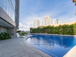 Aeon Towers Private Residential Apartments I Next to Abreeza Ayala Malls I Prime Location l Fast Wifi l Free Pool I Managed by Bleuspace，位于达沃市的酒店