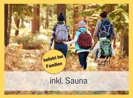 Ferienwohnung Sonnenseite Schonach mit privater Sauna, perfekt für Familien