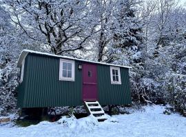 Tranquil Cabin Retreat near Chepstow，位于切普斯托的酒店