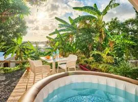 Suite avec spa vue et jardin