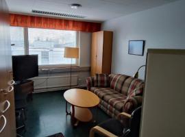 Kokonainen huoneisto olohuone makuualkovi ja keittiö ei suihkuh Iisalmen keskusta，位于伊萨尔米的酒店