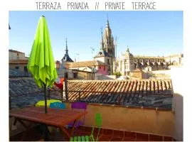 Casa Catedral - terraza privada con vistas en el corazón de Toledo