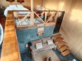 Pumillahue Lodge cabaña matrimonial