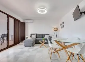 apartamento con amplio porche y bbq